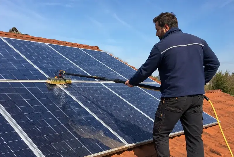 Nettoyage et entretien de panneaux solaires à Magné